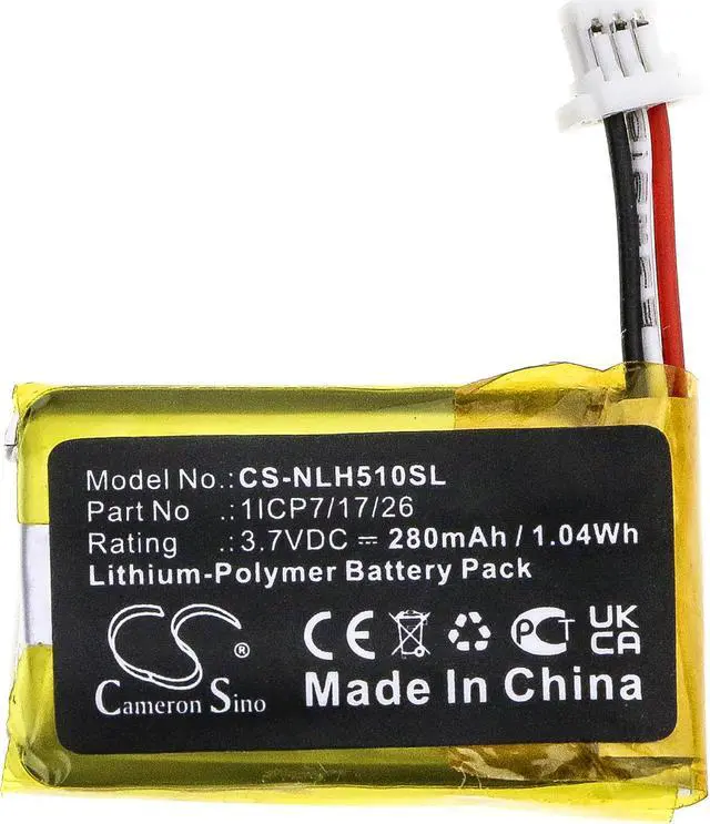 Alt view image 3 of 5 - Battery Replacement for Nest Vido Doorbell Wired C1241290 NC5100US Hello 1ICP7/17/26