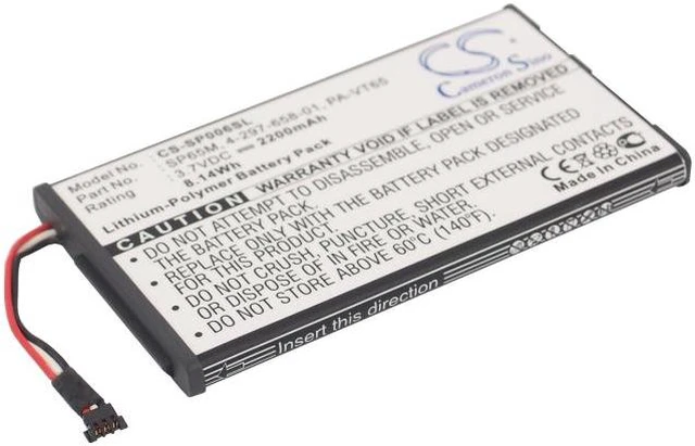 Main image of Estry Battery Replacement for PCH-1101 PSV 1000 PCH-1001 PS Vita Vita PCH-1006 SP65M PA-VT65 4-297-658-01