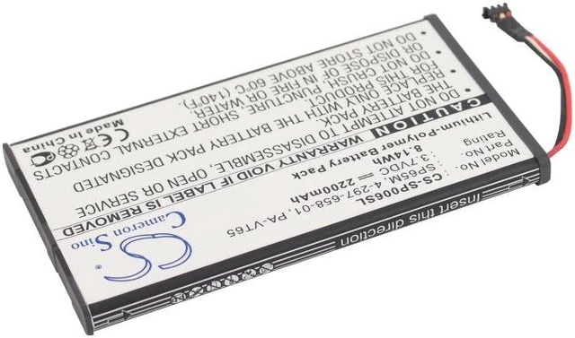 Alt view image 2 of 5 - Estry Battery Replacement for PCH-1101 PSV 1000 PCH-1001 PS Vita Vita PCH-1006 SP65M PA-VT65 4-297-658-01