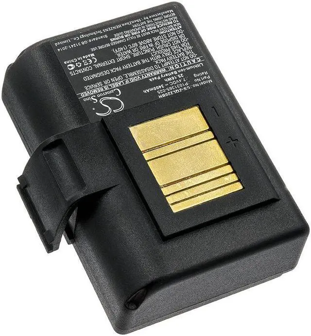 Alt view image 2 of 3 - Estry Battery Replacement for Zebra QLn220HC ZR628 ZQ610 QLN220 ZQ620HC ZQ510 ZQ500 ZQ520 ZQ521 ZQ620 QLN320 ZR638 P1023901 BTRY-MPP-34MAHC1-01 AT16004 P1051378 P1023901-LF P1031365-059 P1031365-025