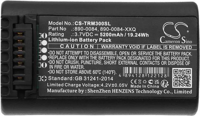 Alt view image 5 of 5 - Estry Battery Replacement for Trimble EEL-FYN2HED-00 Nomad 800LC Nomad 900LE Numeric Key Nomad 800XE Numeric Key 108571-00 990651-004277 ACCAA-101 67201-01-TNL 53708-00 53708-PRN 890-0084