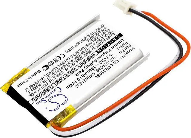 Alt view image 2 of 5 - Estry Battery Replacement for G304 Wireless Headset H600 A-00031 UE4500 MX Vertical UE310 UE3500 AHB521630 533-000069