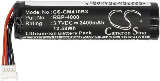 Alt view image 5 of 5 - Estry Battery Replacement for Datalogic GM4130 RBP-GM40 GM4100 GM4100-BK-43hz GBT4430 GBT4400 GM4400 GM4430 BT-8 RBP-4000