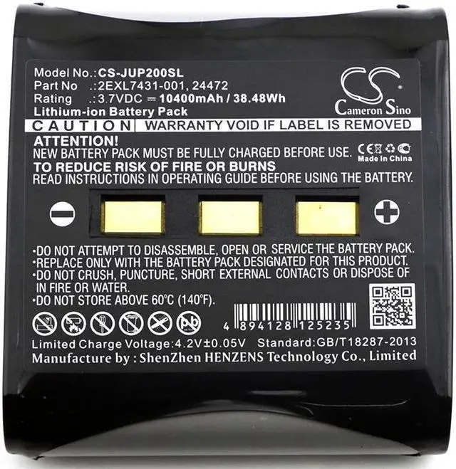 Alt view image 3 of 3 - Estry Battery Replacement for Sokkia FC-500 Archer 2 Data Collector 1003778-01