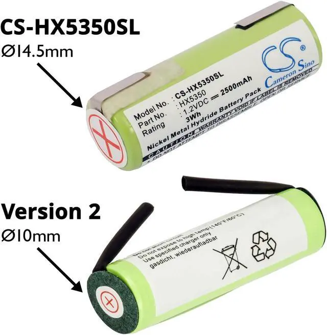 Alt view image 5 of 5 - Estry Battery Replacement for Braun 8785 5268 4515 5563 2040 6518 Triumph 5471 Triumph 9000 3512 5442 5525 5649 Triumph 9500 5423 8583 6510 8975 Professional Care 8300 7680 5510 5315 5474 233.8008860