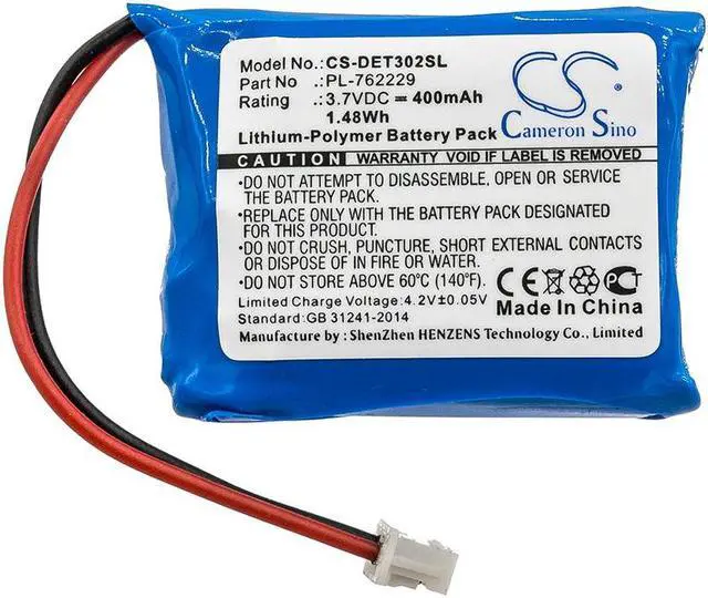 Alt view image 3 of 4 - Estry Battery Replacement for Educator ET-300TSTransmitter TransmitterET-302-LTransmitter ET-300Receiver V2015-E05 PL-762229