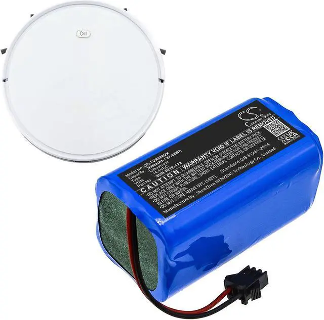 Alt view image 5 of 5 - Estry Battery Replacement for IH AUTOVAC Nova Classic iHRV6-BLK