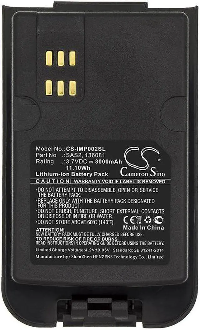 Alt view image 3 of 3 - Estry Battery Replacement for Inmarsat Isatphone 2 VKB 56426 702 098 VKB 56426 702 097 136081 SAS2