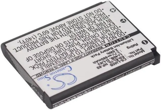 Alt view image 2 of 5 - Estry Battery Replacement for NK 
 Coolpix S700 Coolpix S500 Coolpix S220 Coolpix S570 Coolpix S60 
 Coolpix S520 Coolpix S600 
 Coolpix S210 Coolpix S70 
 Coolpix S80 EN-EL10