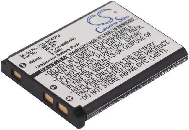 Main image of Estry Battery Replacement for FinePix JZ500 FinePix J15fd FinePix T310 FinePix JZ305 FinePix Z81 FinePix Z900EXR FinePix Z100fd FinePix JX360 FinePix JZ260 FinePix XP60 NP-45B NP-45S NP-45 NP-45A