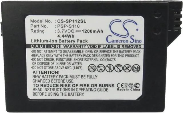 Alt view image 5 of 5 - Estry Battery Replacement for PSP-2003 PSP-2006 PSP 2th PSP-S110
