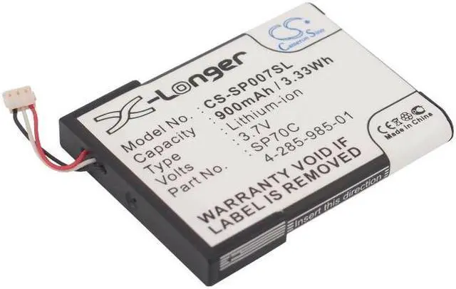 Main image of Estry Battery Replacement for PSP E1000 PSP E1004 Pulse Wireless Headset 7.1 PSP E1008 PSP E1002 SP70C 4-285-985-01