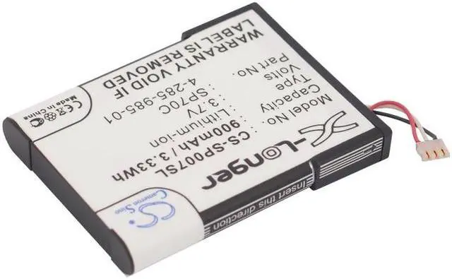 Alt view image 2 of 5 - Estry Battery Replacement for PSP E1000 PSP E1004 Pulse Wireless Headset 7.1 PSP E1008 PSP E1002 SP70C 4-285-985-01