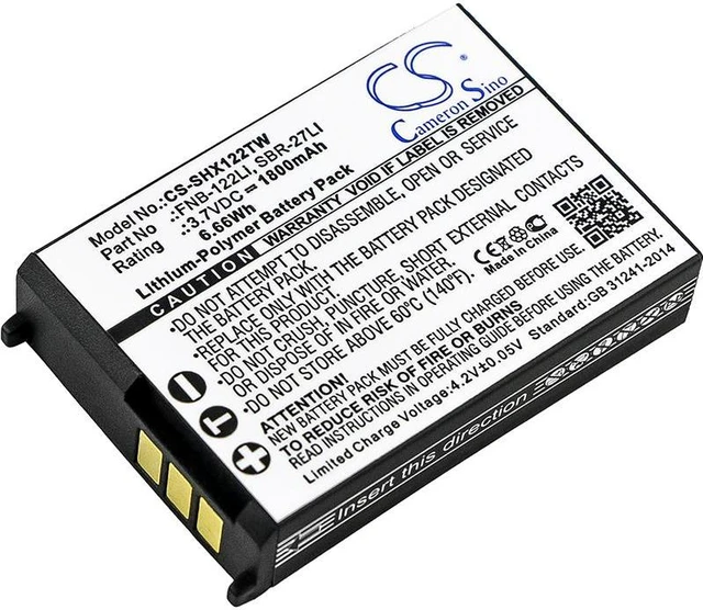 Main image of Estry Battery Replacement for Standard Horizon HX300 FNB-122Li SBR-27LI