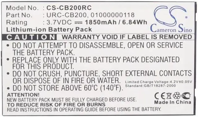 Alt view image 5 of 5 - Estry Battery Replacement for Controller CB200 CR200 CB200 Controller CR200 CB200WR1 Controller 200 01000000118 URC-CB200