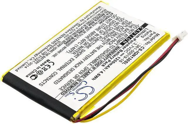 Alt view image 2 of 5 - Estry Battery Replacement for Nuvi 1375T Nuvi 1370T Nuvi 1340T Pro Nuvi 1350T Nuvi 1370 Nuvi 1490 Nuvi 1390T Nuvi 1300 Nuvi 1350 Nuvi 1390 361-00019-16 361-00019-12