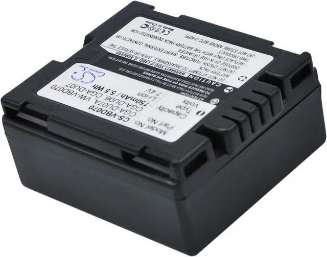 Alt view image 2 of 5 - Estry Battery Replacement for DZ-M7000V5 DZ-MV380E DZ-GX20 DZ-MV580 DZ-GX5100 DZ-BD70A DZ-GX5060 DZ-HS501E DZ-MV380A DZ-GX5100E DZ-BP7S DZ-BP07PW DZ-BP7SW CGR-DU06E/1B DZ-BP7SJ DZ-BP07S DZ-BP07P