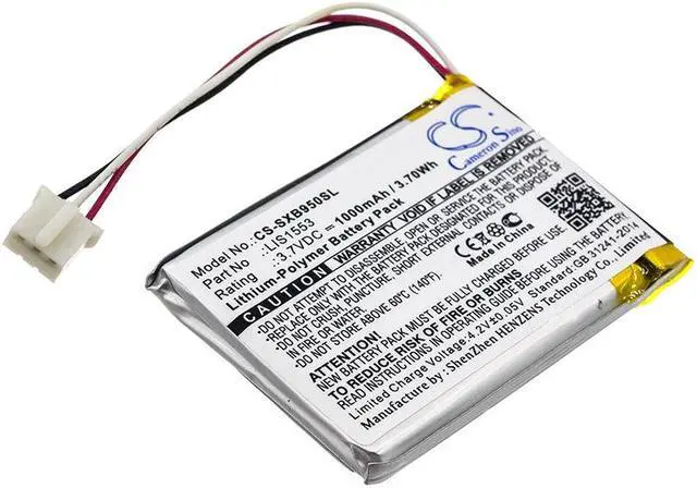 Main image of Estry Battery Replacement for MDR-XB950N1 SRS-X1 SRS-WS1 WH-CH700N LIS1553HNPCS LIS1553(SY6) LIS1553 A-2215-026-A