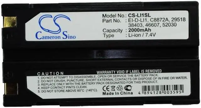 Alt view image 3 of 5 - Estry Battery Replacement for Symbol Barcode Scanner EI-D-LI1 52030 29518 38403 C8872A 46607