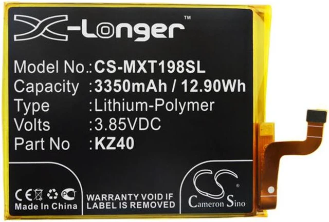 Alt view image 3 of 4 - Estry Battery Replacement for MotoroIa XT1980-3 Moto Z4 KZ40