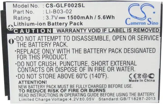 Alt view image 5 of 5 - Estry Battery Replacement for Golf Buddy Platinum Range Finder World Platinum II World Platinum Platinum GB3 LI-B03-02