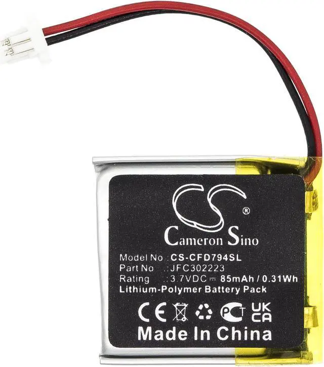 Alt view image 3 of 5 - Estry Battery Replacement for Clifford 4706 7756V 7756X 7941X 3706 5706 JFC302223