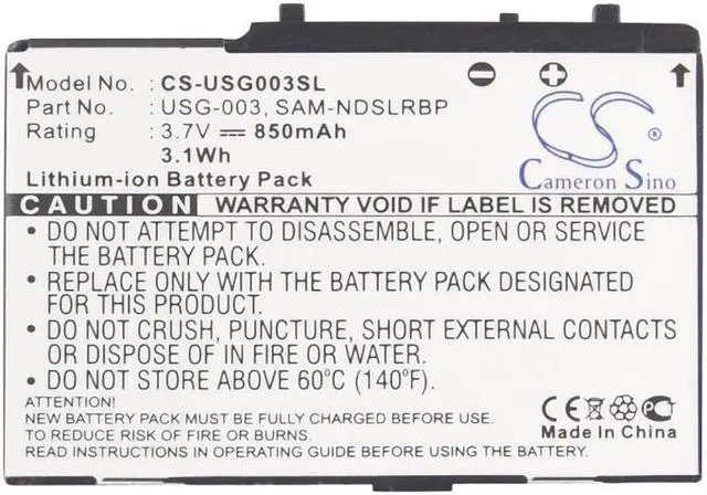 Alt view image 5 of 5 - Battery Replacement for NIN DS DS Lite USG-003 C/USG-A-BP-EUR USG-001 SAM-NDSLRBP