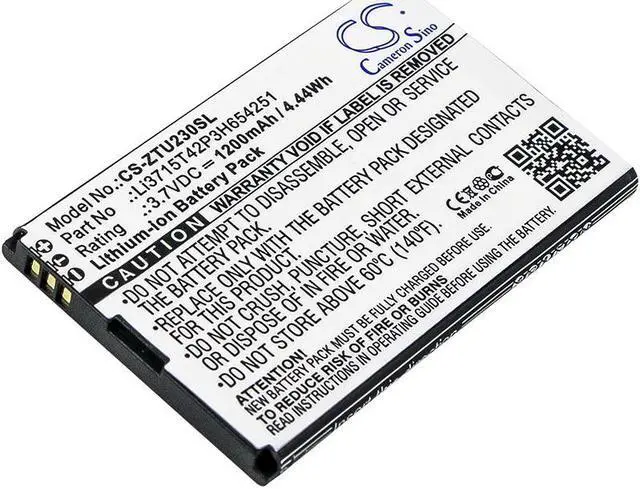 Main image of Estry Battery Replacement for AT&T Z700A Z700 Home Base Z700A Home Base Z700 Li3715T42P3H654251