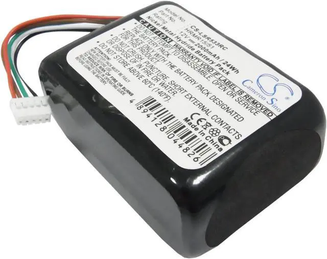 Main image of Estry Battery Replacement for X-R0001 XR0001 Squeezebox Radio NT210AAHCB10YMXZ 533-000050 HRMR15/51