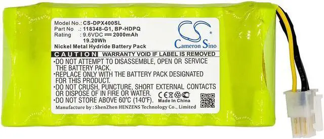 Alt view image 3 of 4 - Estry Battery Replacement for Dranetz HDPQ-Guide HDPQ-Visa HDPQ-Xplorer HDPQ-Xplorer400 118348-G1 BP-HDPQ