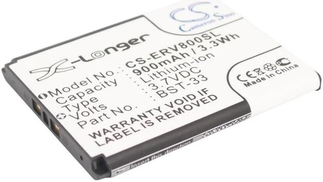 Main image of Estry Battery Replacement for ericsson S302 TXT pro W395 W960i C903 BST-33