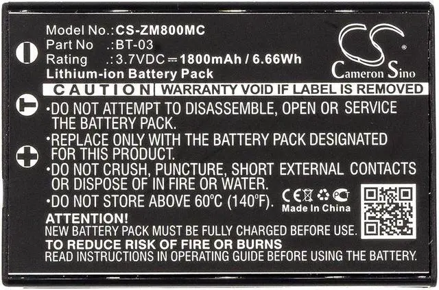 Alt view image 3 of 3 - Estry Battery Replacement for Zoom Q8 Recorder BT-03