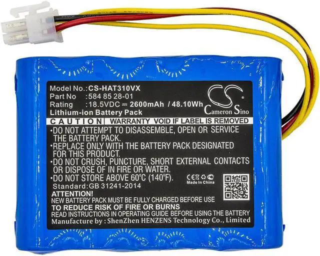 Alt view image 3 of 4 - Estry Battery Replacement for 315 Model 2016 smart SILENO 315 Model 2017 R130LiC SILENO 310 Model 2016 AM315x R130Li 315 2016 589 58 62-01 584 85 28-01 584 82 28-01 589586201 5895862-01 584 85 28-02