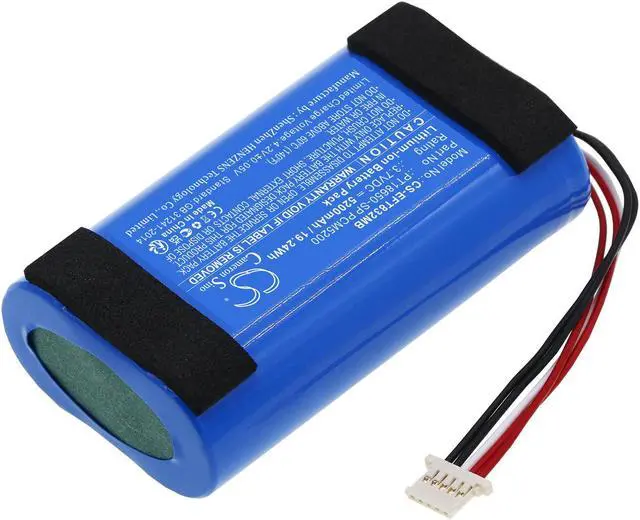Alt view image 2 of 5 - Battery Replacement for Spaceview Pro baby cam T8321-M PT18650-SP PCM5200