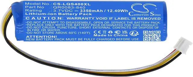 Main image of Estry Battery Replacement for Qolsys IQP4003BLK IQP4004 IQP4005 IQP4006 IQP4002BLK IQP4004BLK IQP4006BLK IQP4002 IQ Panel 4 PowerG IQP4005BLK IQP4003 IQP4001 IQ Panel 4 QR0083-840 IAN034NA
