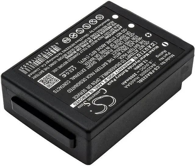 Alt view image 2 of 3 - Estry Battery Replacement for HBC Radiomatic Eco FBFUB09N Linus 6 Micron 4 Spectrum A FUB 9NM 6V Micron 6 Technos BA205000 005-01-00615 FuB05AA BA205030 BA209060 BA206030 BA206000 FuB05XL BA209061