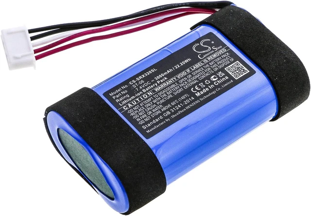 Main image of Estry Battery Replacement for SRS-XB31 SRS-XB32 SRS-XB33 ULT Field 1 SRS-XE300 YY7862E IAJ002NA ST-06S ST-06 ID1057