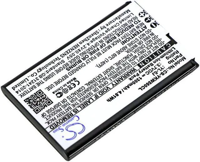 Alt view image 2 of 3 - Estry Battery Replacement for W56h/p W60P W56P W79P W56HB W59VR W77P W76p W59R W56H One Talk IP DECT YL-5J W56-BATT