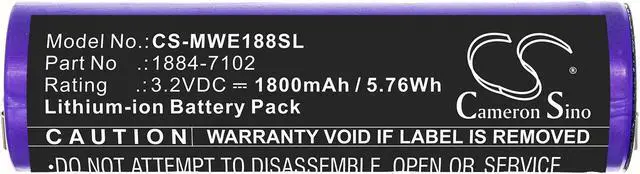 Alt view image 3 of 4 - Estry Battery Replacement for Moser Ermila 1885 Wahl 1884 Li+Pro Wahl Ermila 1884 Ermila 1884 Wahl Ermila 1885 Ermila 1885 Motion 1884 Li+Pro 1884-7102