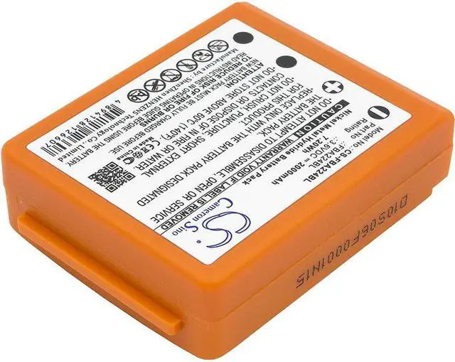 Alt view image 2 of 3 - Estry Battery Replacement for HBC Radiomatic Vector Pro Radiomatic Eco Spectrum 2 Spectrum 1 Radiomatic Key PM237745002 BA209061 Fub9NM BA209060 BA209062 BA223000 BA209000 BA209001 BA223030