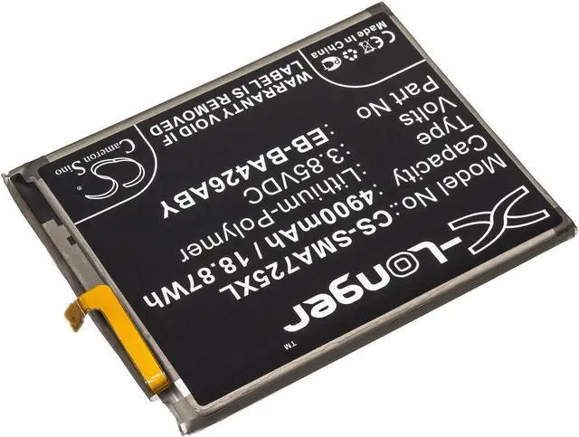 Alt view image 2 of 5 - Estry Battery Replacement for A42 5G SM-A326P SCR01 SM-A726F/DS A426 SM-S426DL SM-A326J SM-A326K A32 5g mobile WiFi SM-A426 SM-A426B SM-A326B/DS SM-A326U SM-A326T GH82-25461A GH82-24377A EB-BA426ABY