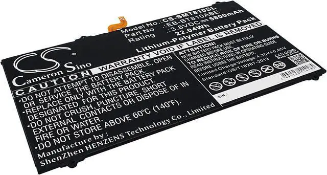Main image of Estry Battery Replacement for SM-T815N SM-T817W SM-T810 Tab S2 9.7 TD-LTE SM-T817V SM-T818V SM-T819 SM-T819Y SM-T810 Tab S2 9.7 WiFi Tab S2 9.7 LTE-A SM-T813 EB-BT810ABE GH43-04431A EB-BT810ABA