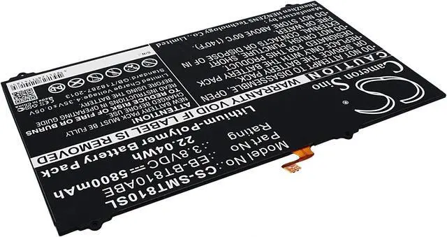 Alt view image 2 of 5 - Estry Battery Replacement for SM-T815N SM-T817W SM-T810 Tab S2 9.7 TD-LTE SM-T817V SM-T818V SM-T819 SM-T819Y SM-T810 Tab S2 9.7 WiFi Tab S2 9.7 LTE-A SM-T813 EB-BT810ABE GH43-04431A EB-BT810ABA