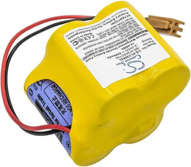 Alt view image 2 of 4 - Estry Battery Replacement for GE BR-2/3AGCT4A BR-2/3A4F BR2/3AGCT4A A98L-0031-0025 A06B-6114-K504