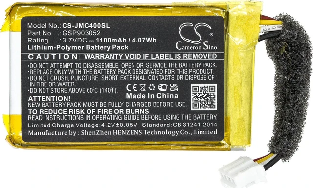 Alt view image 3 of 5 - Estry Battery Replacement for Clip 4 AN0402-JK0009880 GSP903052