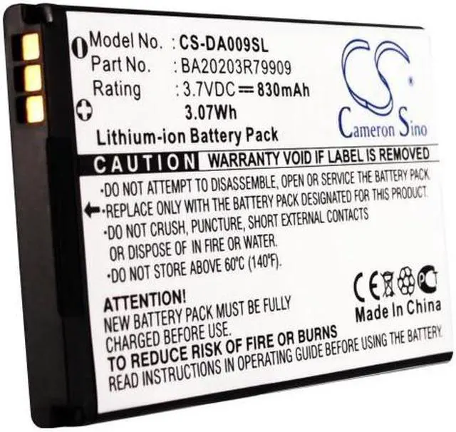 Alt view image 5 of 5 - Estry Battery Replacement for Creative Zen Micro Photo 8G Zen Micro Photo Zen Micro Photo 4G BA20203R79909 DAA-BA0009