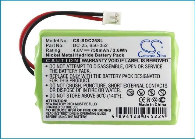 Alt view image 5 of 5 - Estry Battery Replacement for Sporthunter 1200 SR200-I Houndhunter SR200-I Wetland 2000 SR200-IW Uplandhunter SR-200IB Sporthunter 1800 SR200-IM DC-25 650-052 MH750PF64HC
