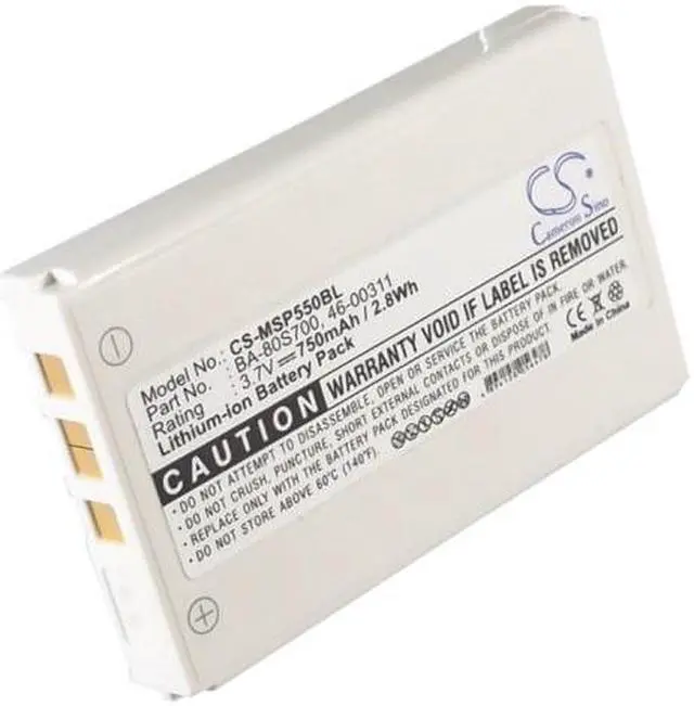 Alt view image 5 of 5 - Estry Battery Replacement for Metrologic MK5502-79B639 MK5502-79B6107 MK5502-79B614 SP5500 MK5502 MS5500 Optimus S MS5500 BA-80S700 46-00311