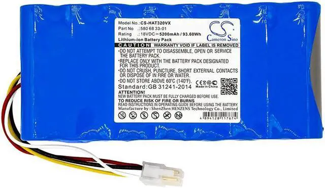 Alt view image 3 of 5 - Estry Battery Replacement for 520 420 2019 AM440 420 330X Autmower 430X 520 2019 320 2015 420 2016 320 550 2020 580 68 33-01 589 58 57-01 580 68 33-02 580 68 33-03 589585701 589 58 52-01 589 58 52-02
