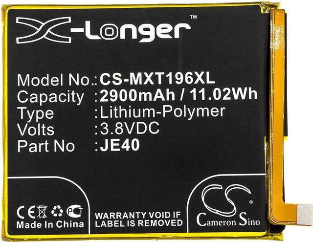 Alt view image 3 of 4 - Estry Battery Replacement for MotoroIa One XT1952-2 P30 Play Dual SIM XT1941-5 Moto G7 Optimo TD-LTE Moto G7 Optimo P30 Pla XT1952DL P30 Play Dual SIM TD-LTE XT1952-1 XT1941-2 XT1952-4 XT1941-3 JE40
